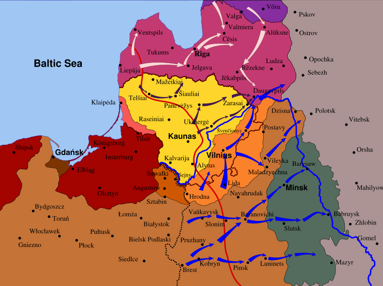 Polish Soviet War 1919 - Army Movements