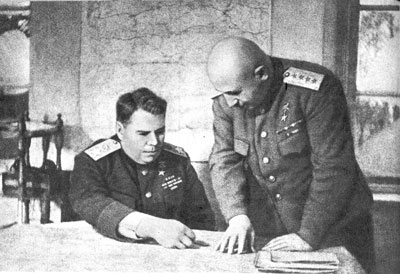 Bagramyan with Marshal Alexander Vasilevsky 