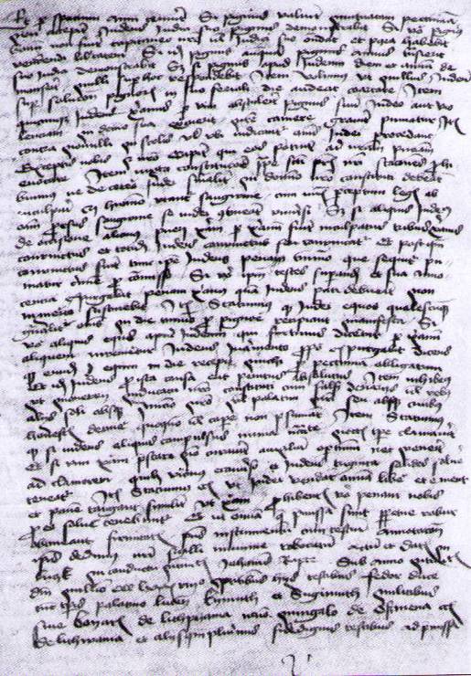 Vytautas Charter - 15th century latin