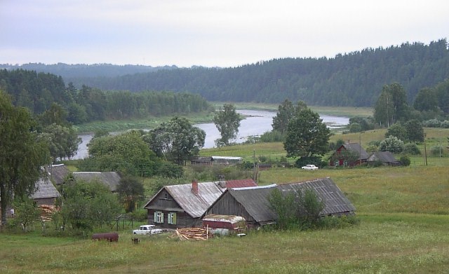 Kraslava and the Daugava River
