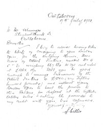 Gillis Feather Invoice