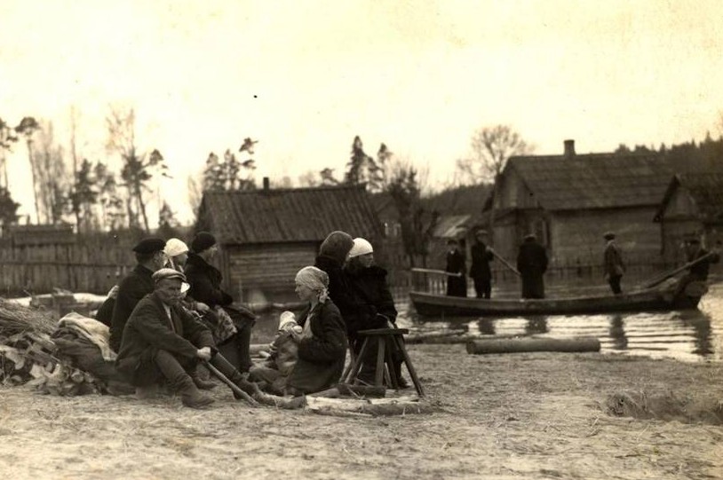 The Daugava (Dvina) River Floods Kraslava - 1931