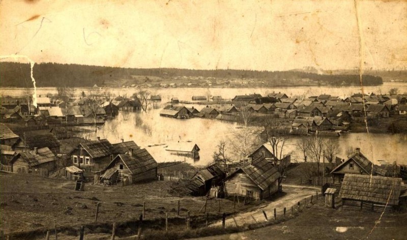 The Daugava (Dvina) River Floods Kraslava - 1931