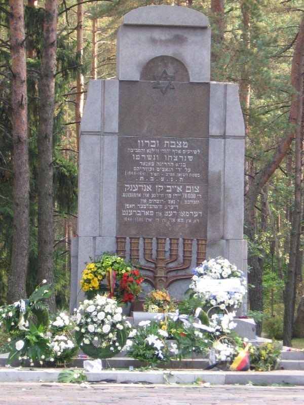 Memorial to Jewish Victims at Ponar
