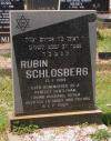 Rubin Schlosberg - gravestone
