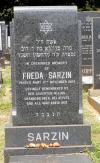 Freda Sarzin - gravestone