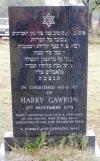 Harry Gawron - gravestone