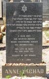 Anne Yachad - gravestone