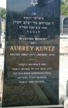 Aubrey Kuntz - gravestone