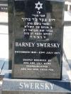 Barney Swersky - gravestone