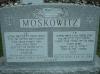 Ely & Fannie Moskowitz - gravestone