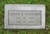 Minnie Fleishman-Fleischer - gravestone