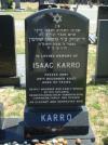 Isaac Karro - grave