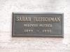 Sarah Doltz-Fleischman - gravestone