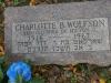 Charlotte Wolfson - gravestone